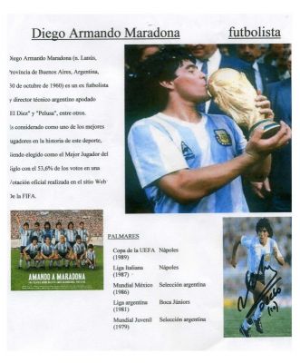 Diego Maradona.Fútbol.Nacho Díaz 1º C.2.009
