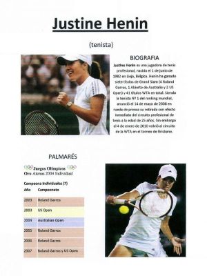 Justine Henin.Tenis.Adrián Blanco Bto.1º B.2.010
