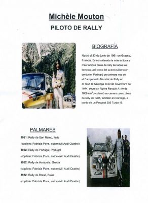 Michele Mouton.Piloto de Rally.Lorena Bto.1º A.2.010
