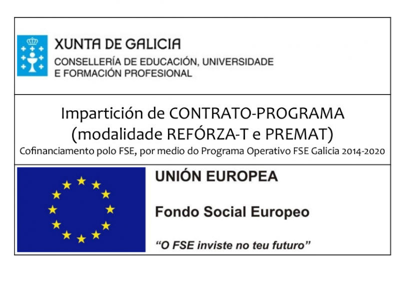 FINANCIACIÓN EUROPEA DOS CONTRATOS PROGRAMA