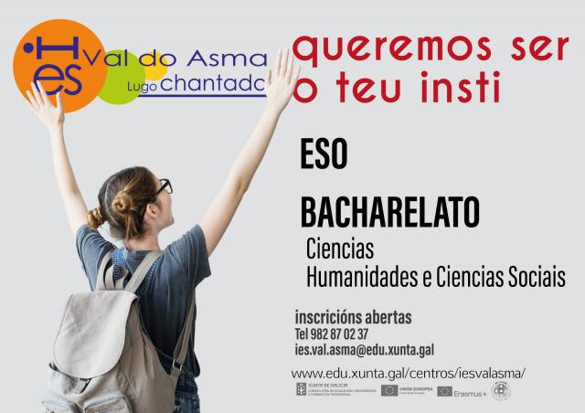 ADMISIÓN DE ALUMNADO DE ESO E BACHARELATO PARA O CURSO 2020/2021