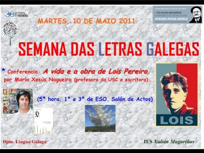 Semana das letras galegas
Conferencia
Palabras chave: actividade cultural