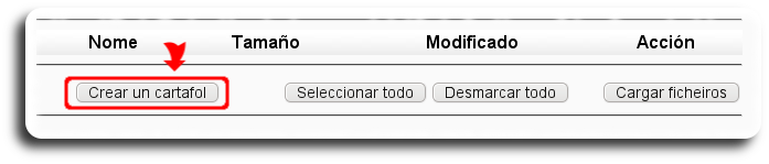 crear cartafol