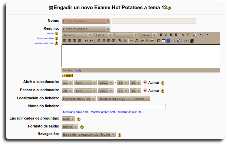 hot potatoes formulario 1