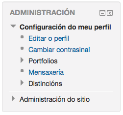 Bloque administración