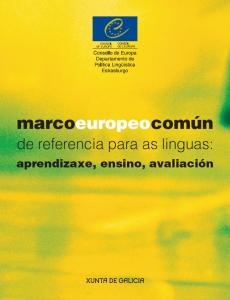 Marco Común Europeo de Referencia para as Linguas