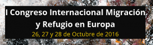 Cartel do I Congreso Internacional “Migración y Refugio en Europa”