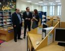 O secretario xeral de Cultura visita a Biblioteca nodal de Pontevedra