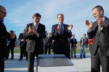 O conselleiro de Educación e Ordenación Universitaria, Xesús Vázquez Abad, e o s