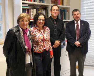 Anxo Lorenzo reúnese coa xunta directiva da Asociación Galega de Editores