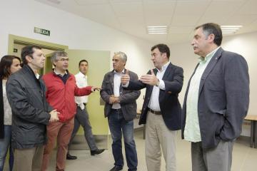  Román Rodríguez salienta o esforzo inversor da Xunta no CEIP de Nós en Oleiros, dotado con preto de 4 millóns de euros