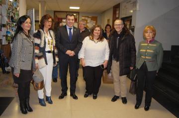 Román Rodríguez visitou hoxe as instalacións da Escola Oficial de Idiomas de Ourense 