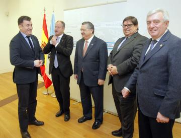 O conselleiro de Cultura, Educación e Ordenación Universitaria, Román Rodríguez, presidiu hoxe o Consello Galego de Universidades Autor: Conchi Paz