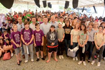 O Pico Sacro acolle o encontro de peche de Dragal coa participación de máis de trescentos estudantes 