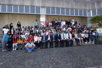 Román Rodríguez visita o alumnado que participa nas estadías de inmersión lingüística en inglés organizadas por educación 