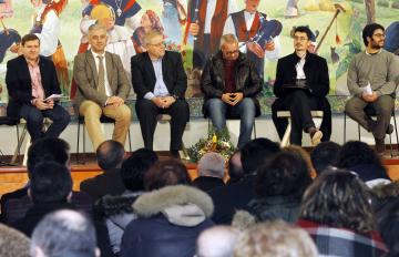 El secretario general de Política Lingüística participa en Fene en los actos del I Día de los Medios en Gallego