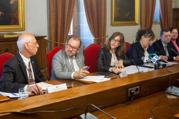 Carmen Pomar salienta a importancia do Premio Internacional Grupo Compostela-Xunta de Galicia para fortalecer o proxecto europeo