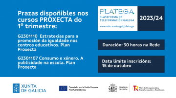 Cursos Plan Proxecta na Rede