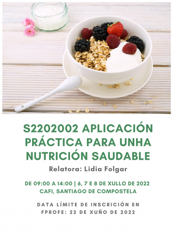 Curso: Aplicación práctica para unha nutrición saudable