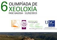 Cartel da VI Olimpíada de Xeoloxía - Fase Galega