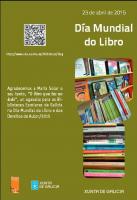 Díptico da asesoría de bibliotecas escolares para o día do libro