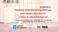 Xornadas de formación de equipos directivos de centros de educación especial